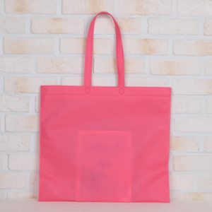 핑크 부직포쇼핑백숄더형 가방가로50cm×세로45cm50장