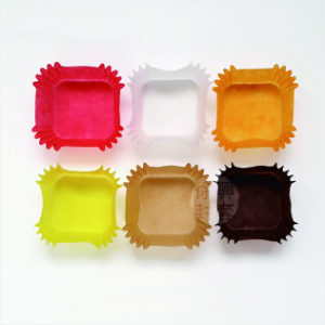유산지 사각 머핀컵6가지색상(200장)