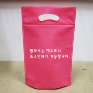 핑크 부직포 링쇼핑백20×30+8100매