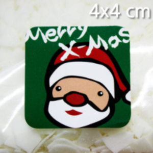 숲속산타 크리스마스 스티커4×4cm50개